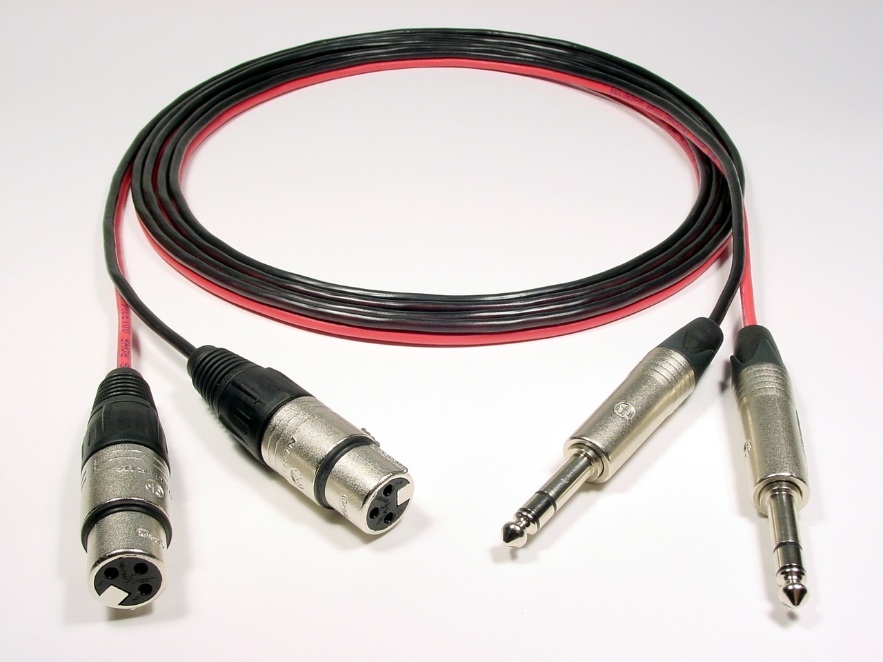 2 CHANNEL FEMALE XLR TO 1/4" PHONE - Product Image
